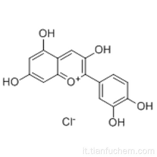 Cloruro di cianidina CAS 528-58-5